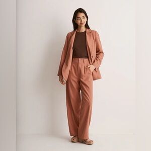 Madewell Dried Rose The Neale Straight Leg Pant (2P)